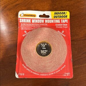 Frost King Shrink Window Mounting Tape